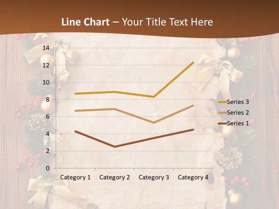 Paper Christmas Decorations PowerPoint Template