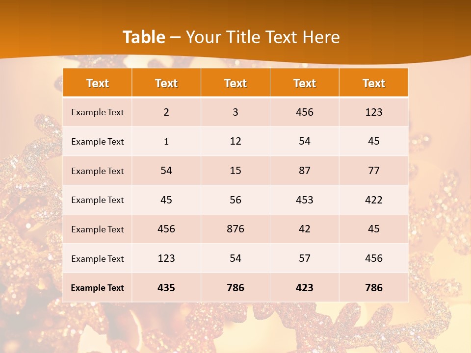 Background Golden PowerPoint Template