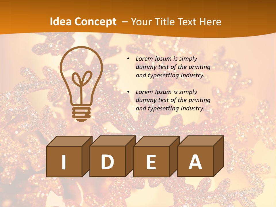 Background Golden PowerPoint Template