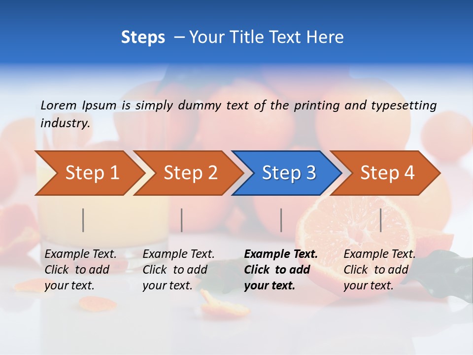 Orange Juice PowerPoint Template