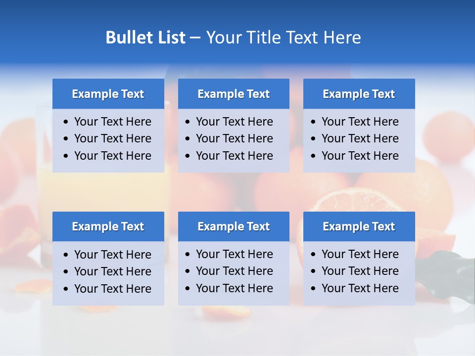 Orange Juice PowerPoint Template
