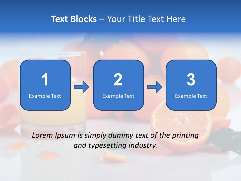 Orange Juice PowerPoint Template