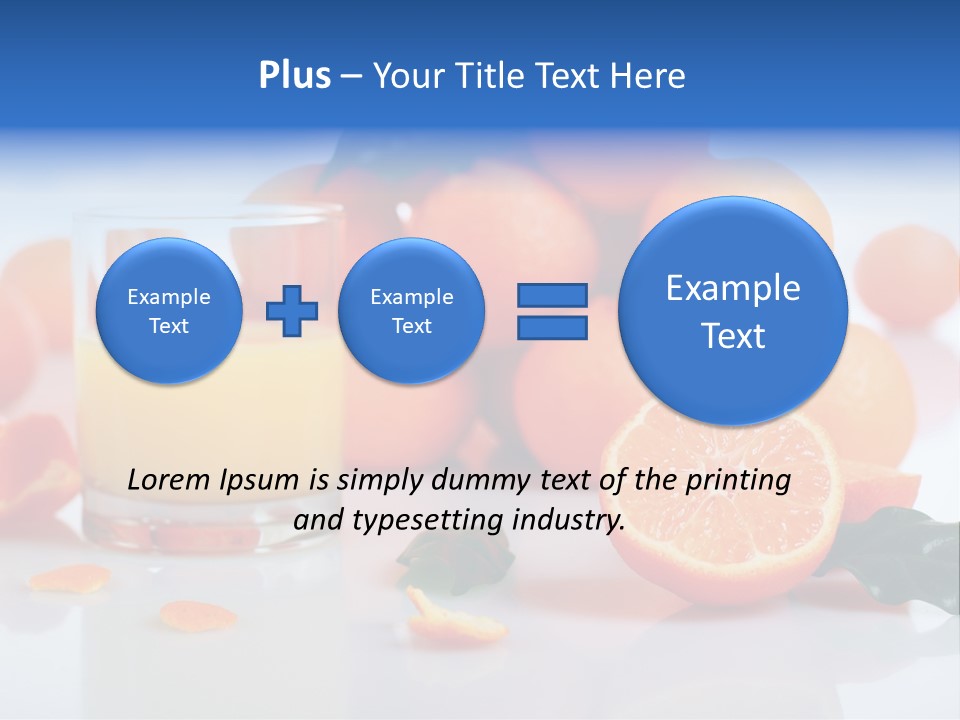 Orange Juice PowerPoint Template