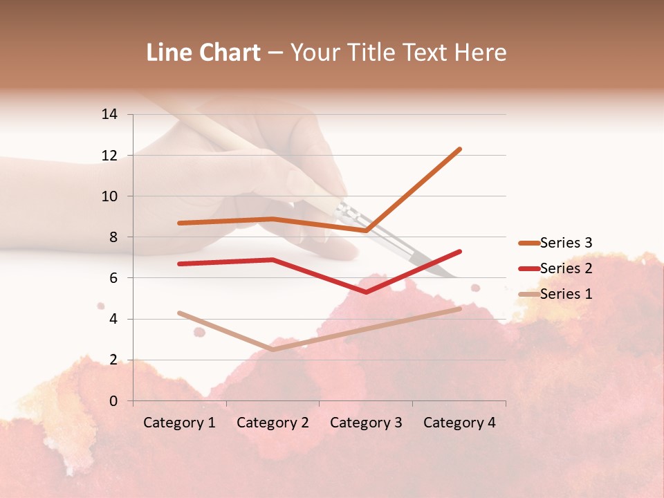 Hand With Brush PowerPoint Template