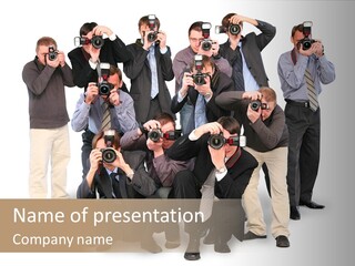 Paparazzi Stock PowerPoint Template