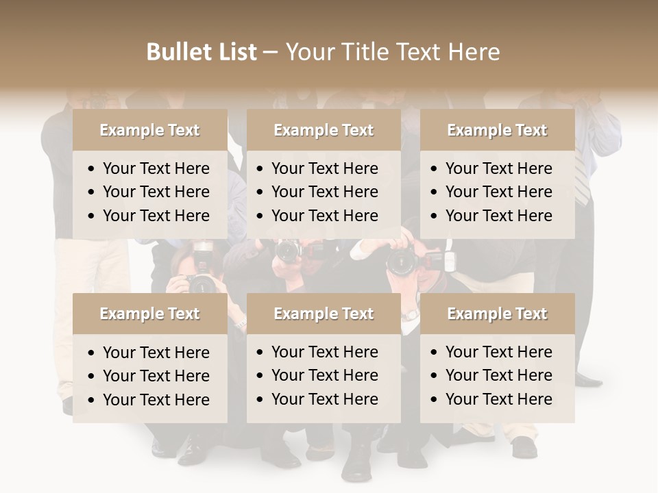 Paparazzi Stock PowerPoint Template