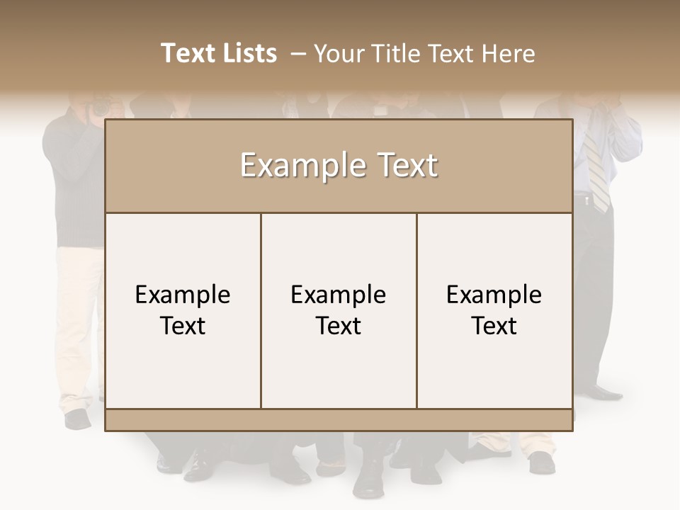 Paparazzi Stock PowerPoint Template