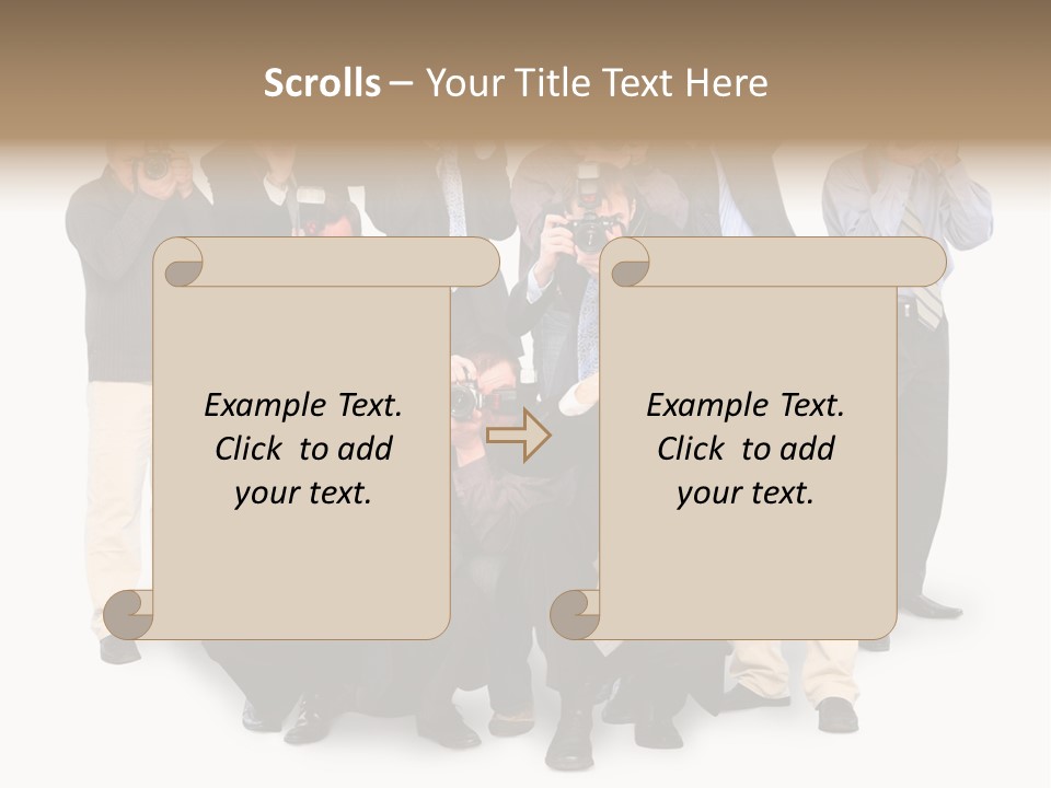 Paparazzi Stock PowerPoint Template