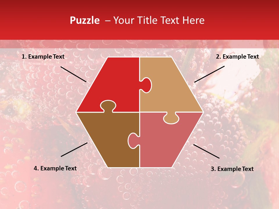 Fruits In Water PowerPoint Template