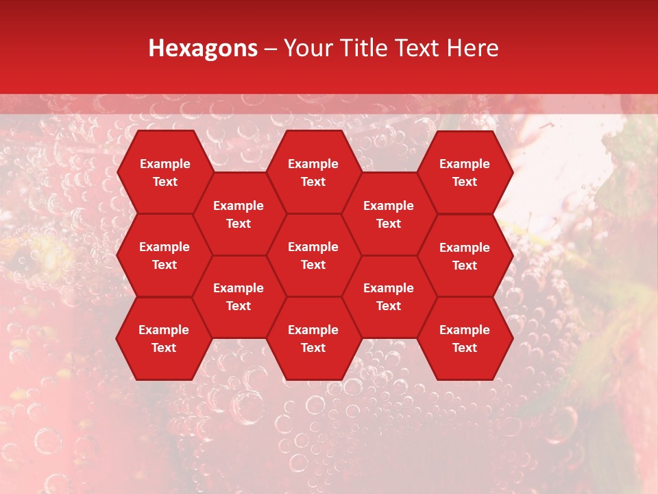 Fruits In Water PowerPoint Template