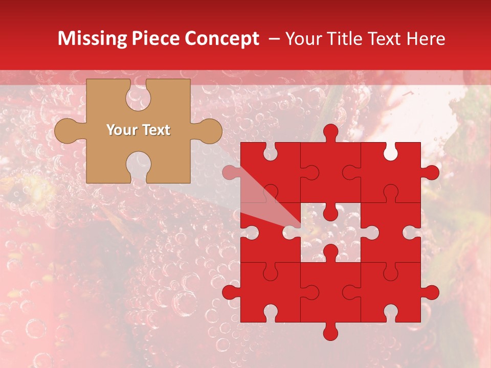 Fruits In Water PowerPoint Template