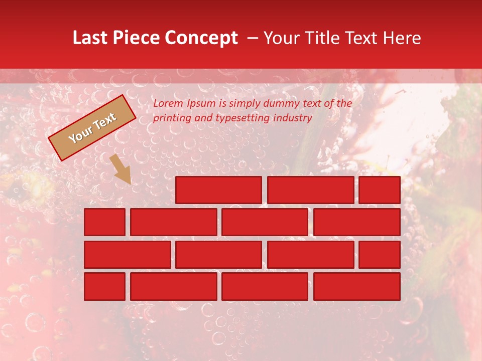 Fruits In Water PowerPoint Template