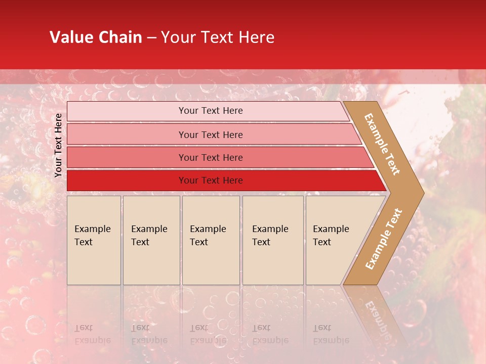 Fruits In Water PowerPoint Template