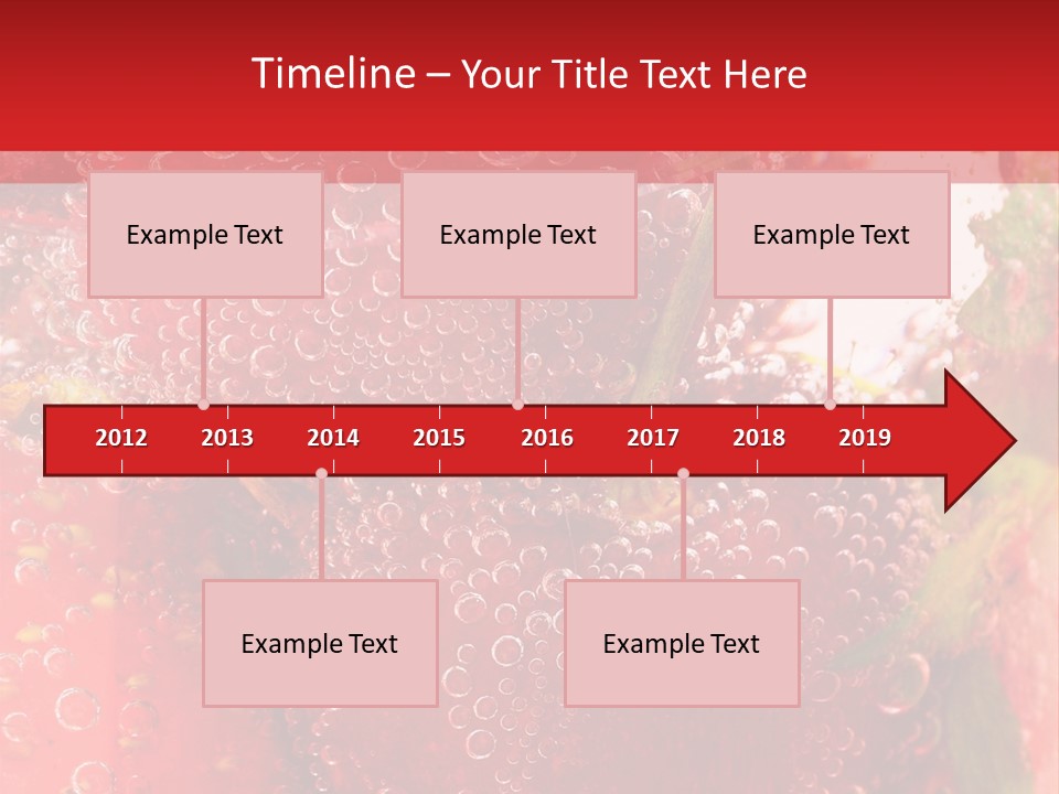 Fruits In Water PowerPoint Template