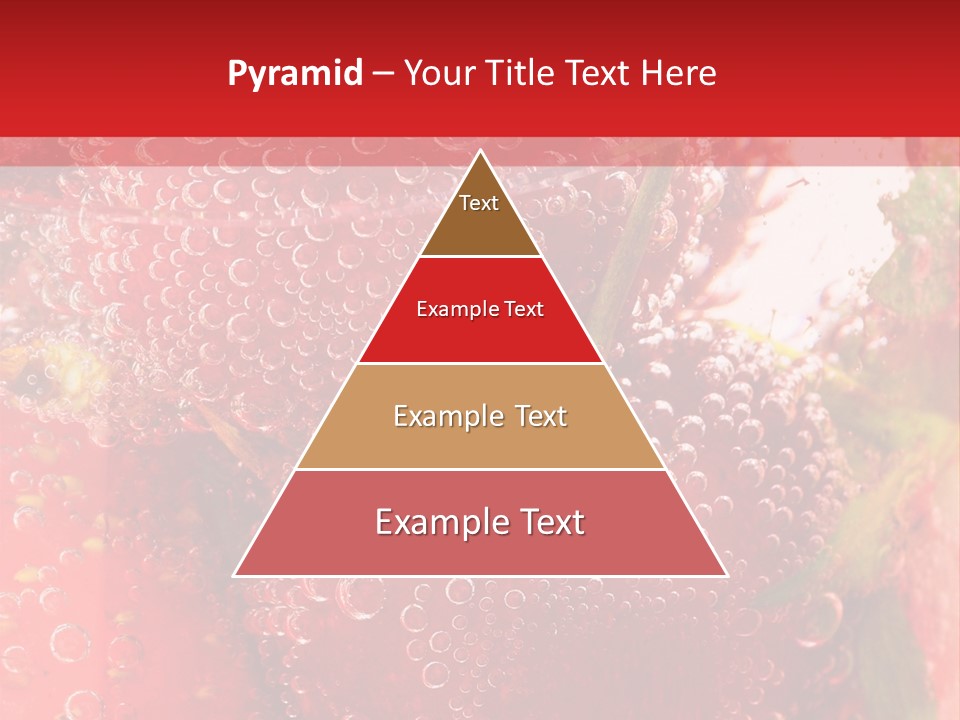 Fruits In Water PowerPoint Template