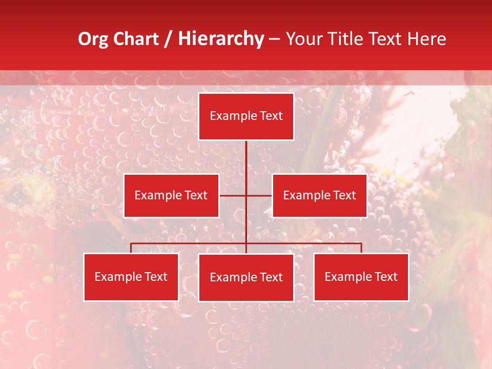 Fruits In Water PowerPoint Template
