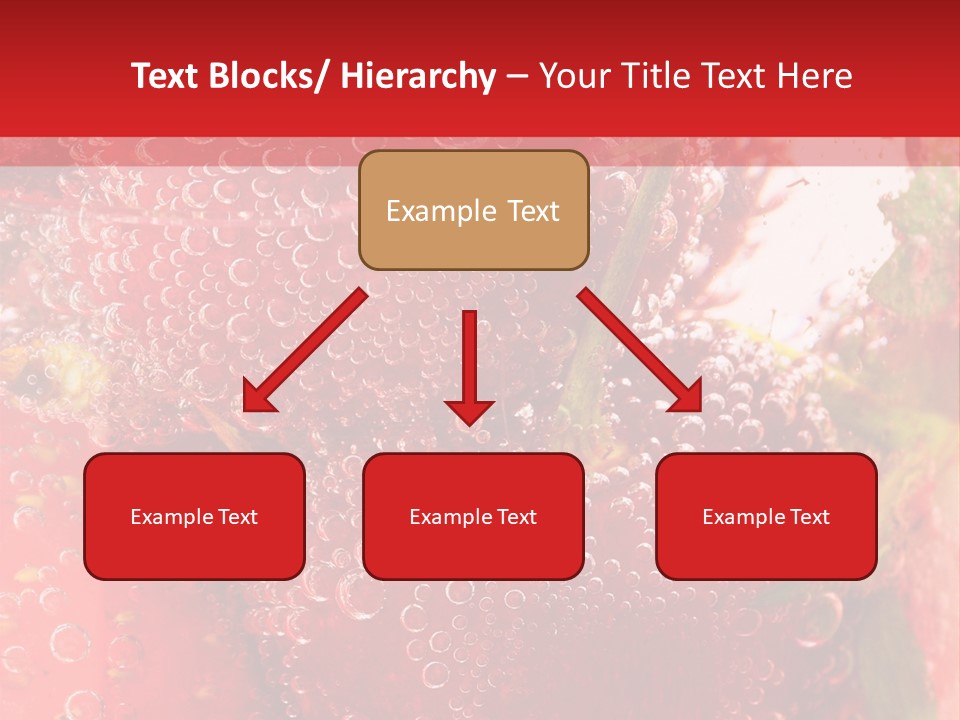 Fruits In Water PowerPoint Template