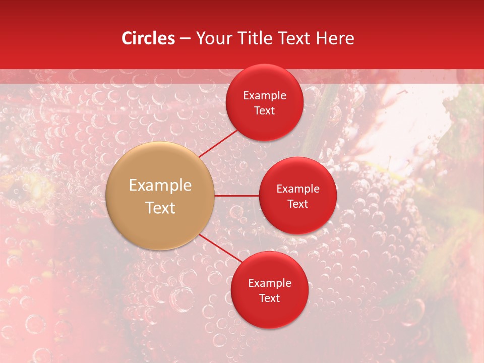 Fruits In Water PowerPoint Template