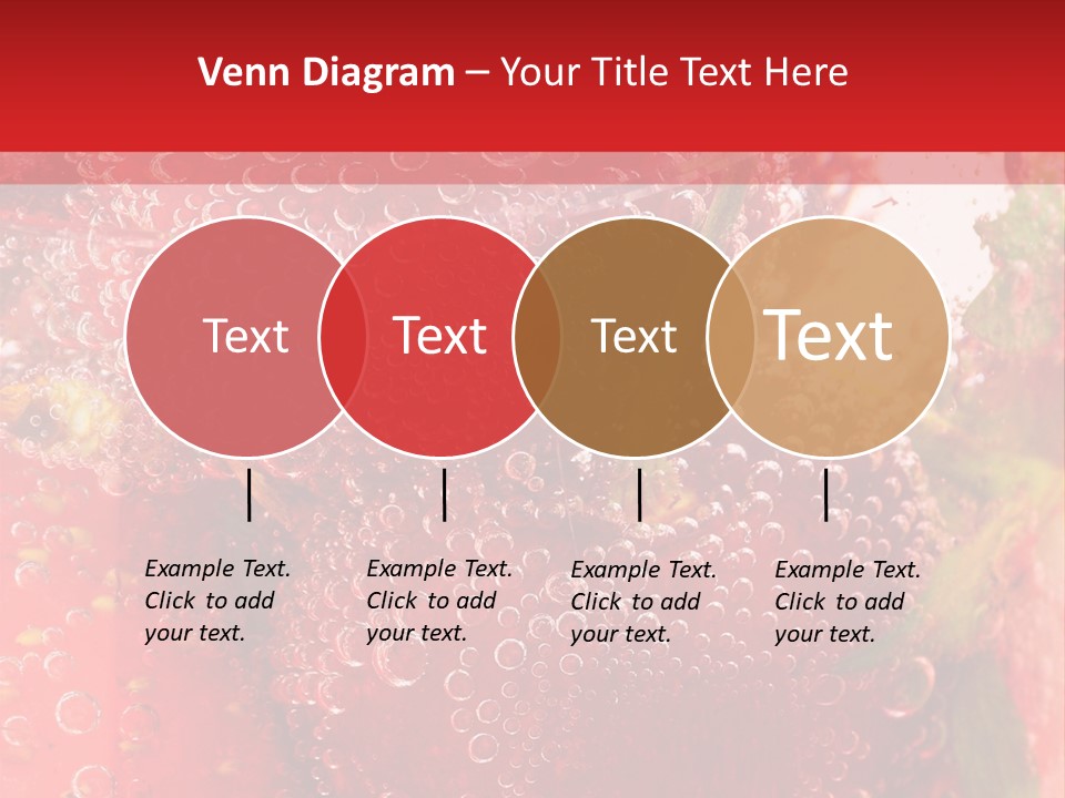 Fruits In Water PowerPoint Template