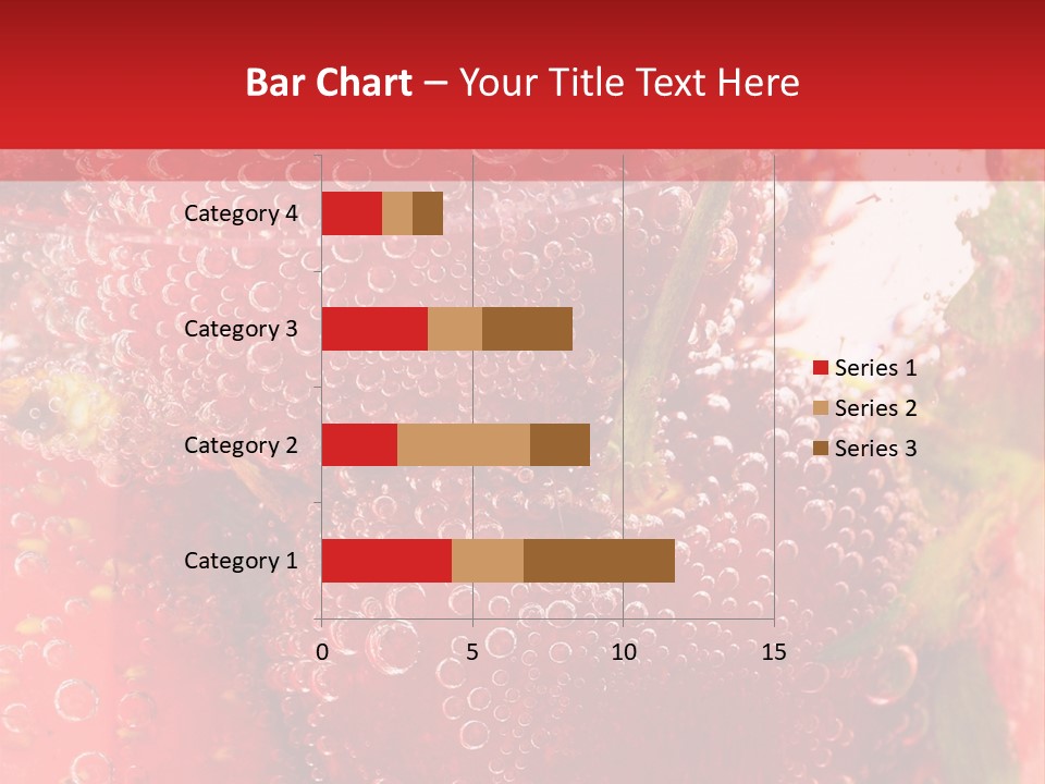 Fruits In Water PowerPoint Template