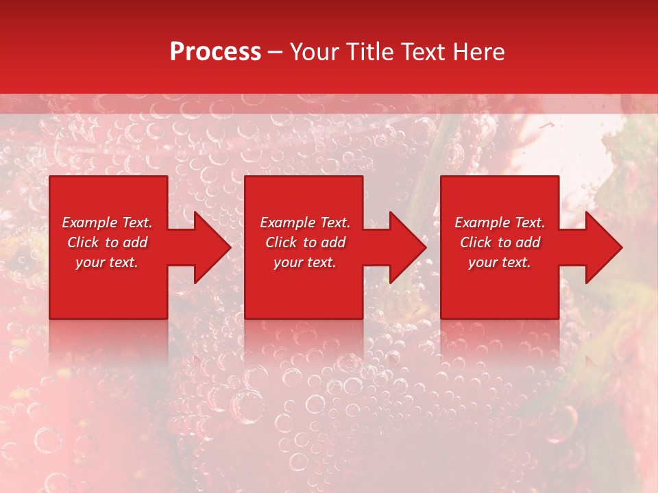 Fruits In Water PowerPoint Template