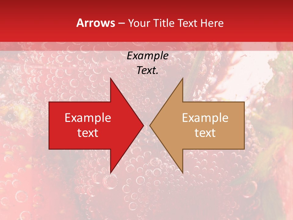 Fruits In Water PowerPoint Template