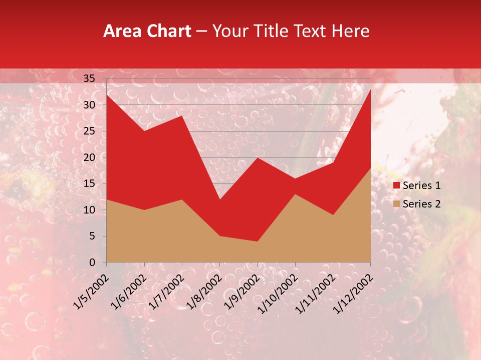 Fruits In Water PowerPoint Template