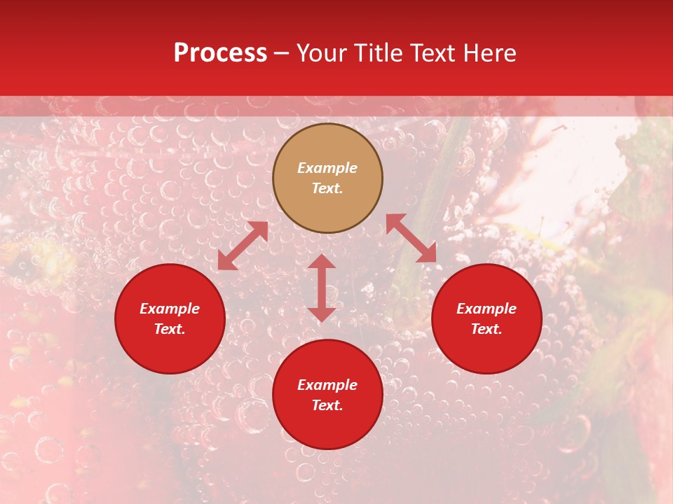 Fruits In Water PowerPoint Template