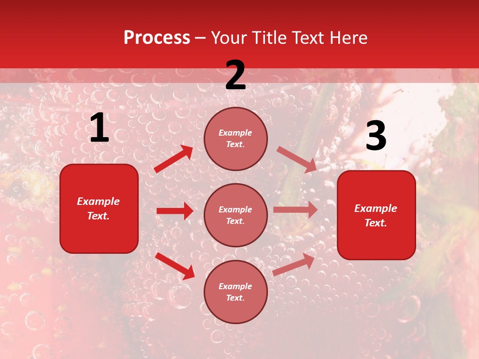 Fruits In Water PowerPoint Template