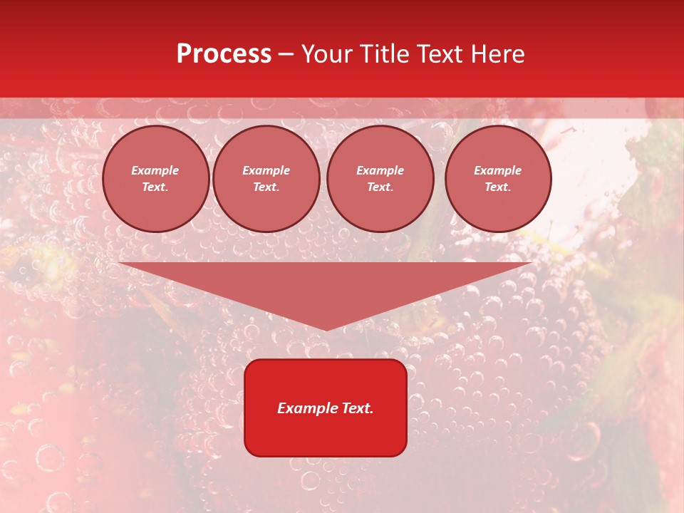 Fruits In Water PowerPoint Template