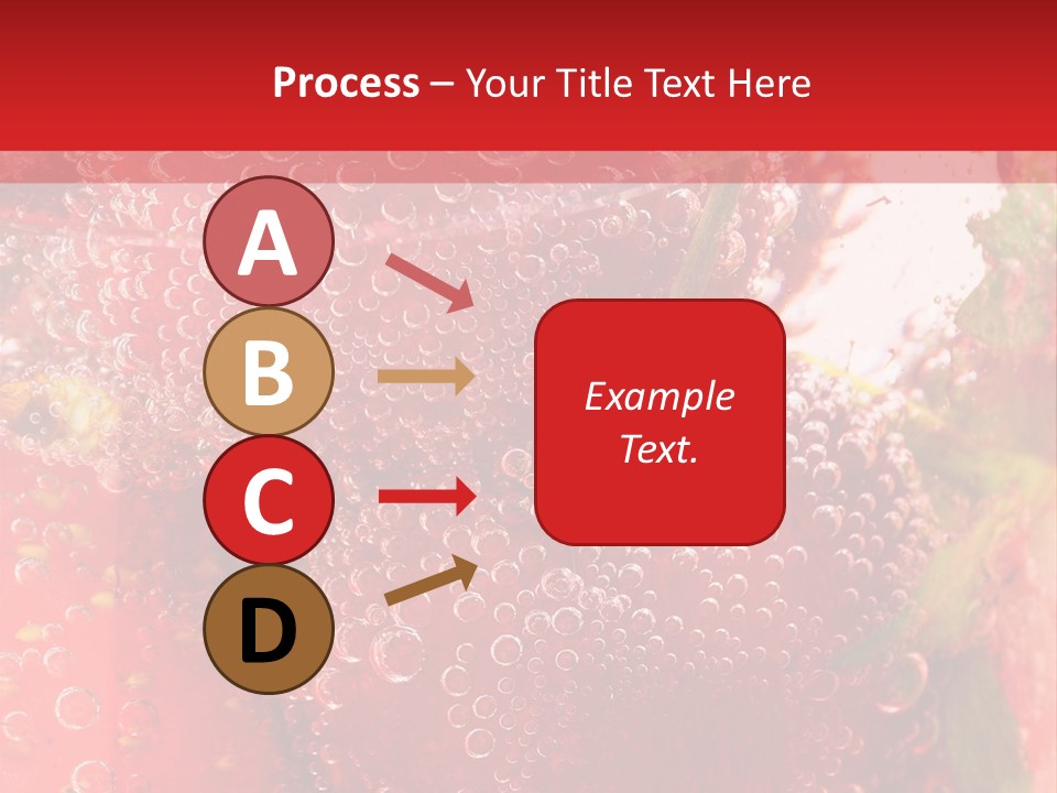 Fruits In Water PowerPoint Template