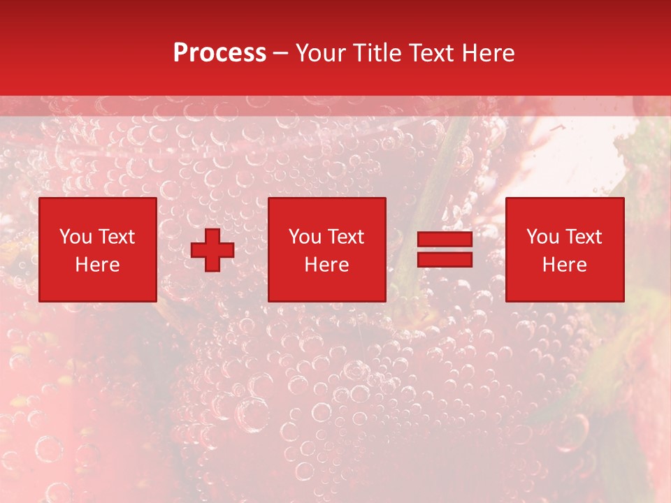 Fruits In Water PowerPoint Template