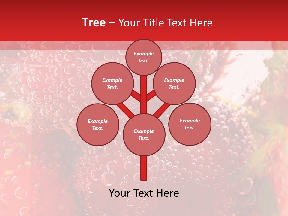 Fruits In Water PowerPoint Template