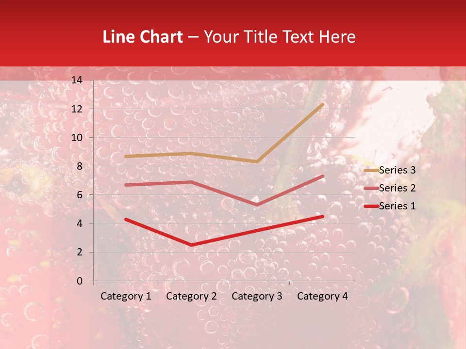 Fruits In Water PowerPoint Template