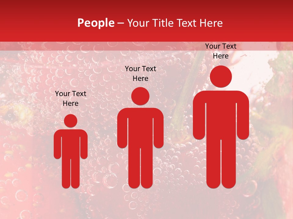 Fruits In Water PowerPoint Template