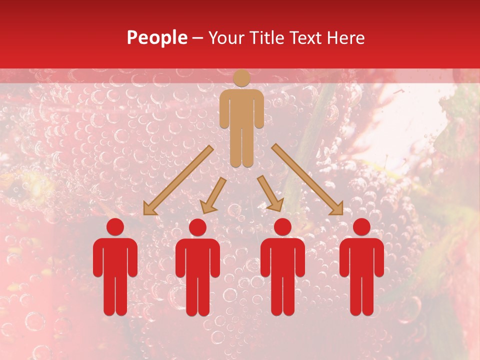 Fruits In Water PowerPoint Template