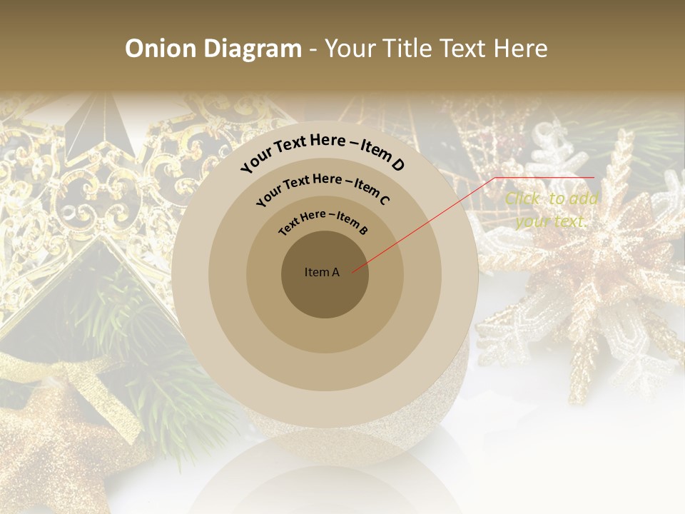 Green Christmas Decorative PowerPoint Template