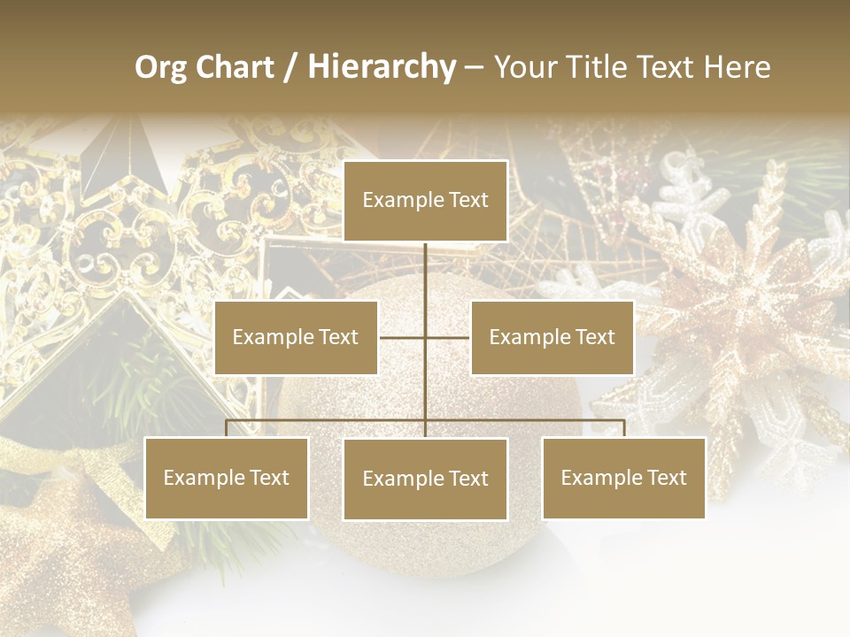 Green Christmas Decorative PowerPoint Template