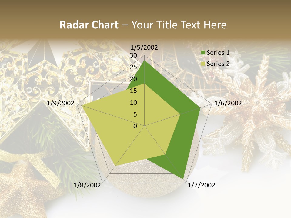 Green Christmas Decorative PowerPoint Template