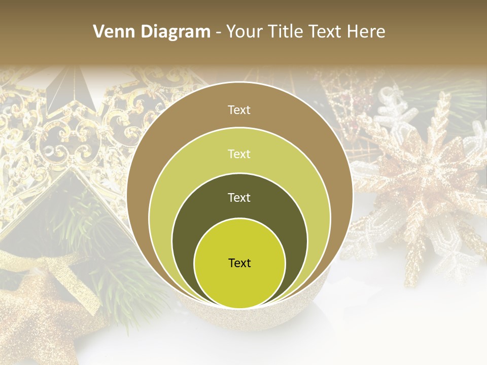 Green Christmas Decorative PowerPoint Template