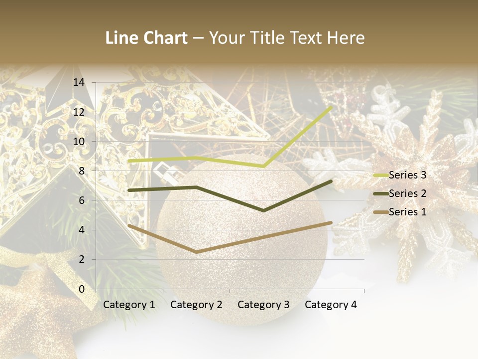Green Christmas Decorative PowerPoint Template