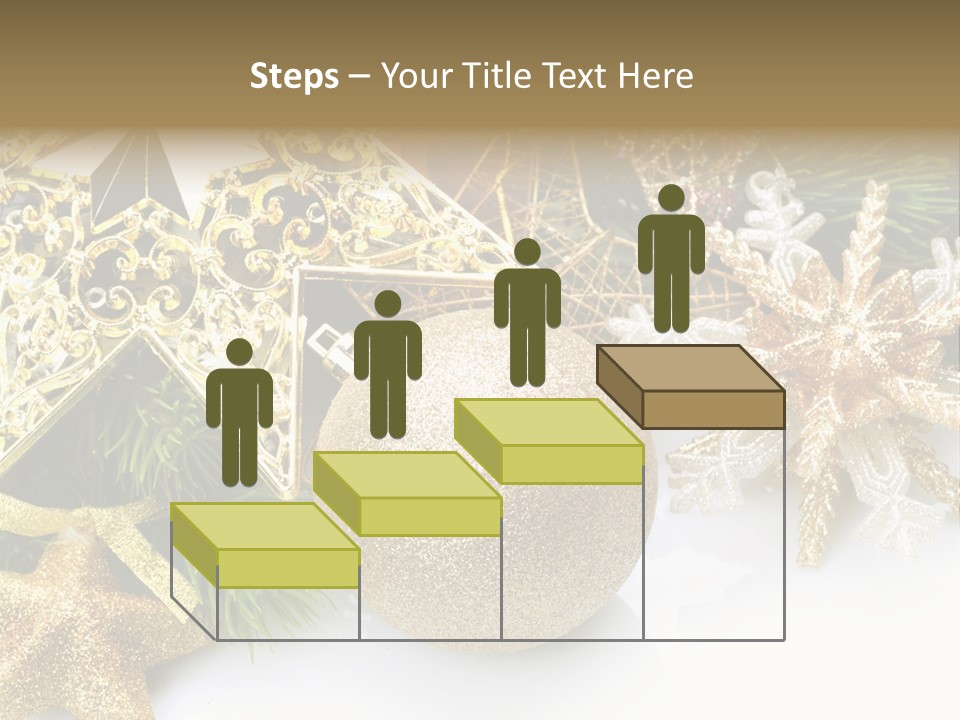 Green Christmas Decorative PowerPoint Template