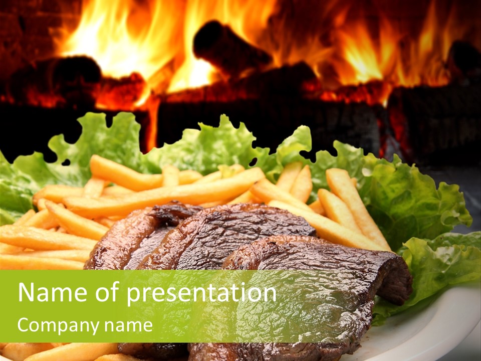 Old Homestead Steakhouse PowerPoint Template