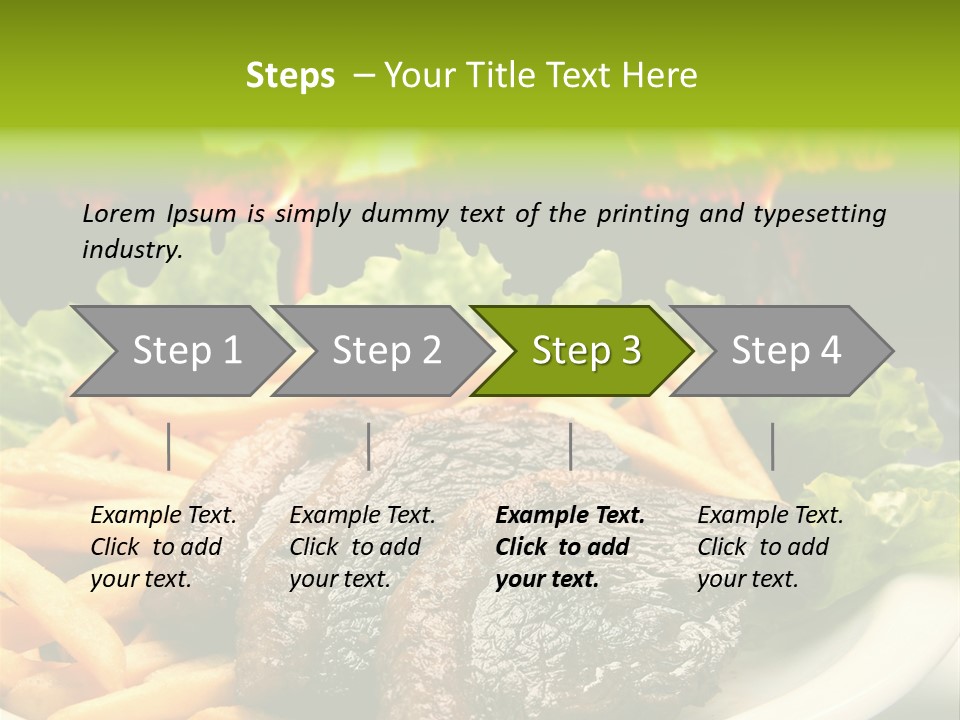 Old Homestead Steakhouse PowerPoint Template