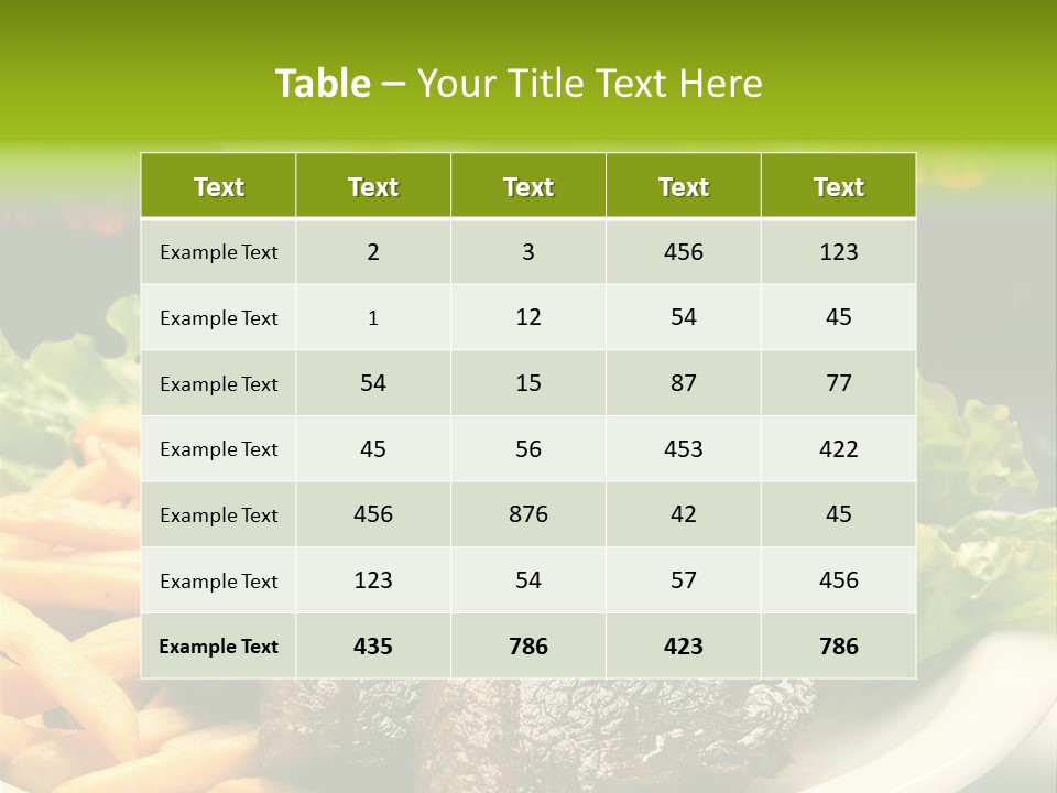 Old Homestead Steakhouse PowerPoint Template