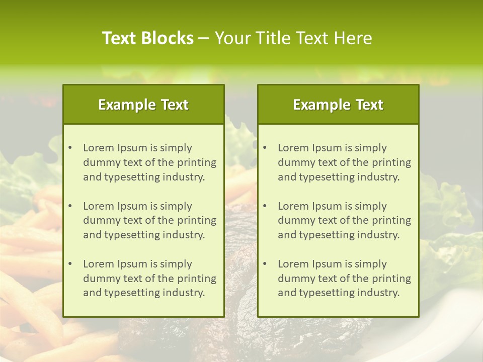 Old Homestead Steakhouse PowerPoint Template