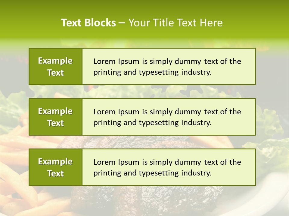 Old Homestead Steakhouse PowerPoint Template