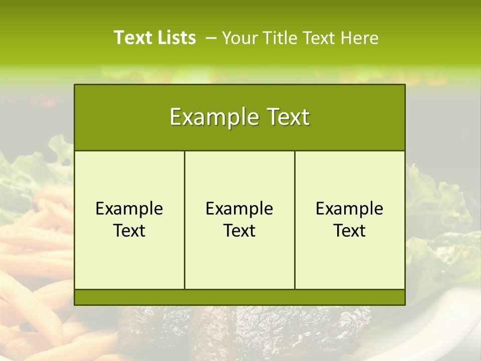 Old Homestead Steakhouse PowerPoint Template