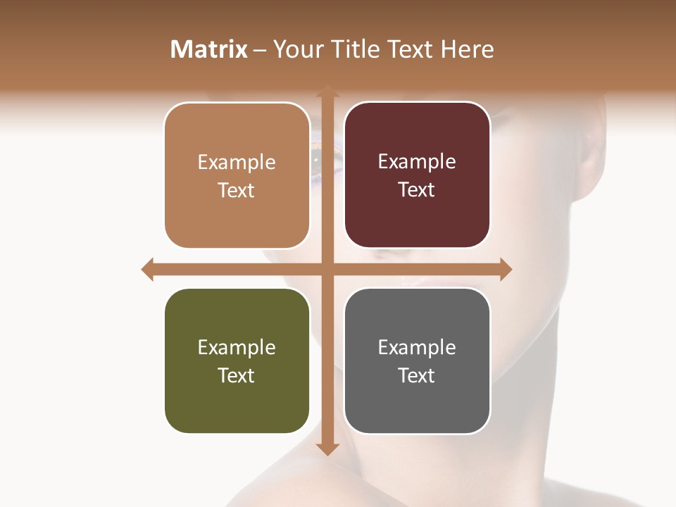 Glamour Face Makeup PowerPoint Template