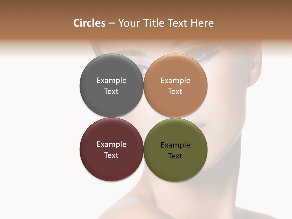 Glamour Face Makeup PowerPoint Template